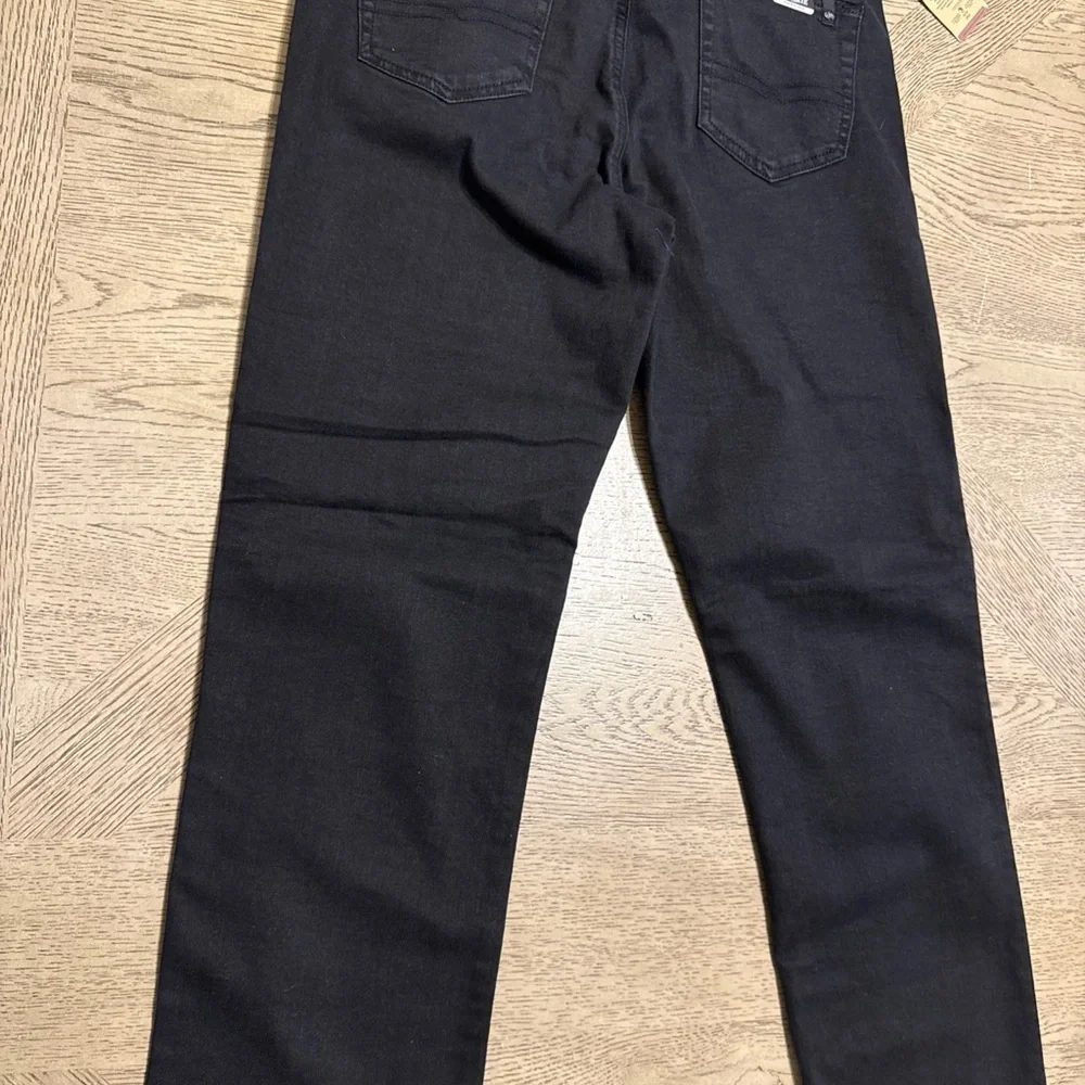 Womens David Bitton Buffalo Mid Rise Slim/Carrie Stretch Jeans 31 Black NWT